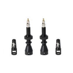 Valve tubeless 40mm paire noir