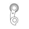 Patte de dérailleur GH-242 Haibike, GT, B'twin
