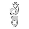 Patte de dérailleur GH-187 for direct mount axles (M12, pitch 1.5)