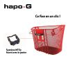 Panier Acier XXL Rouge avec fixation MTS3