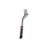 Bequille centrale réglable avec bouton poussoir 24/28" en aluminium