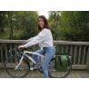 Sacoche arrière pp recyclé fixation porte-bagages - KAKI
