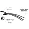 Garde-boue arrière MUD PRO 26''-29'' fixation tige de selle