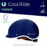 Casque Urbain avec visière avec headlock Blue Navy M (55-58 cm)