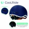 Casque Urbain avec visière avec headlock Blue Navy M (55-58 cm)