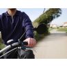 Rétroviseur gauche tête rotative tige longue miroir Diam 95 mm