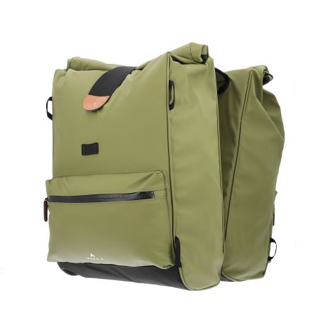 Sacoche double roll-top 2x25 L - KAKI