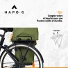 Sacoche double roll-top 2x25 L - KAKI
