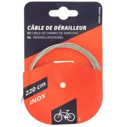 Câble de dérailleur inox 2m20