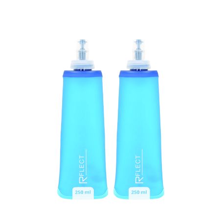 Lot de deux gourdes souples multisport