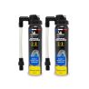 Lot d'aérosols répare crevaison vélo 75ml