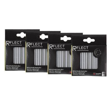 Lot de 4 paquets de 18 Réflecteurs de rayon