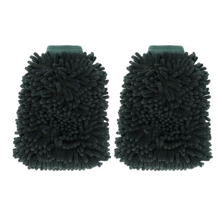 Lot de deux Gant de nettoyage microfibres