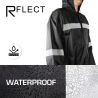 Poncho Waterproof haute visibilité homologué CE