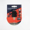 Lot de deux Eclairages 2 couleurs rechargeables USB