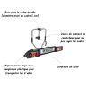 Porte-vélo attelage Siena 2 vélos fixe
