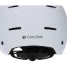 Casque urbain Trendy avec visière et headlock 55-58cm blanc