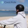 Casque urbain Trendy avec visière et headlock 55-58cm noir