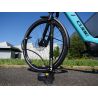 Pompe a pied acier vélo à manomètre MICHELIN AIR CONTROL