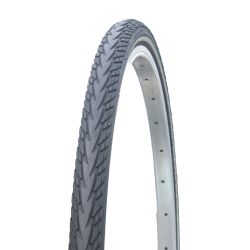 Pneu rigides 700x35c Blueway anticrevaison 30TPI bande réflective noir