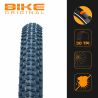 Lot de deux Pneus rigide Blueway anticrevaison 30 TPI bande réflective