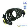 Antivol spirale à code LED 150 cm Ø 12 mm