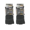 Lot de deux Pneus tringles souples