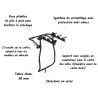 Porte-vélo coffre Milano Noir