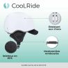 Casque adulte urbain In-mold T 58-61 cm avec protège-oreilles amovibles