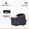 Sacoche de cadre smartphone avec pare-soleil