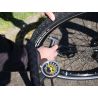 Pompe a pied acier vélo à manomètre MICHELIN AIR CONTROL XT