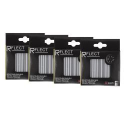 Lot de 4 paquets de 18 Réflecteurs de rayon