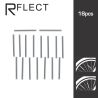 Lot de 4 paquets de 18 Réflecteurs de rayon