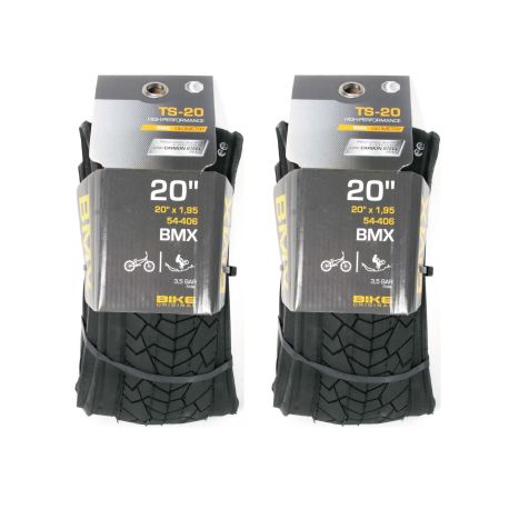 Lot de deux Pneus tringles souples