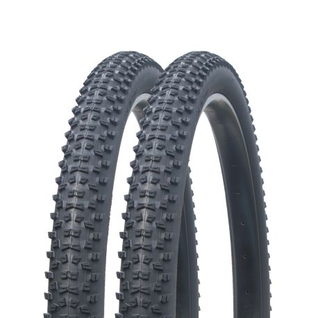 Lot de deux Pneus tringles souples