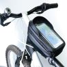 Sacoche de Cadre Smartphone EVA avec pare-soleil