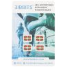 Lot de deux paquets Accroches dossards magnétiques BIBBITS