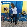 Porte bébé KOOLAH FF fixation cadre gris foncé-argent