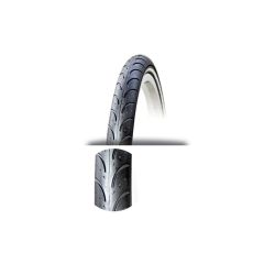 Pneu city 26X1,50 slick bandes reflectives tringles souples