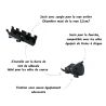 Porte-vélo toit Rolle compatible freins à disques