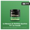 Créatine Micronisée en poudre non aromatisée 187g OPTIMUM NUTRITION