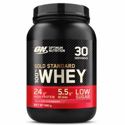 Protéine Gold Standard 100% Whey Fraise 900g OPTIMUM NUTRITION