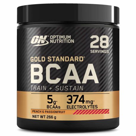 Gold Standard BCAA Train+Sustain 266g Pêche & Fruit de la Passion OPTIMUM NUTRIT