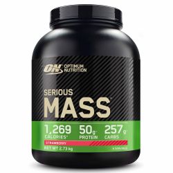 Gainer Protéiné Serious Mass Fraise 2,73kg OPTIMUM NUTRITION