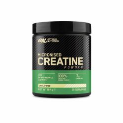 Créatine Micronisée en poudre non aromatisée 187g OPTIMUM NUTRITION