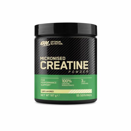 Créatine Micronisée en poudre non aromatisée 187g OPTIMUM NUTRITION