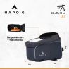 Sacoche de cadre smartphone avec pare-soleil