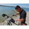 Sacoche de cadre smartphone avec pare-soleil