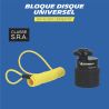 Bloque disque universel SRA  + cordon de rappel