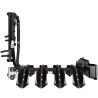 Porte-vélo attelage Siena 4 vélos inclinable NOIR